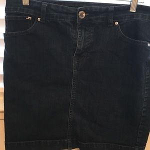 Style & Co embellished Jean skirt MSRP $49